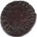 Double tournois à la croisette, 1er type (revers)