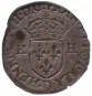 Douzain aux deux H, 1er type (revers)