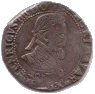 Demi-franc, type de Toulouse (avers)