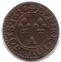 Denier tournois, type 1 (revers)