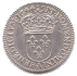 Douzième d'écu à la mèche courte (revers)