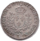 Ecu dit "à la vieille tête" (revers)