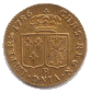 Louis d'or "au buste nu" ou "aux écus accolés" (revers)