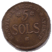 5 Sols (revers)