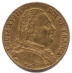 20 Francs OR, LOUIS XVIII, Buste habillé (avers)