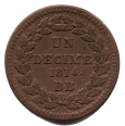Un décime au L (revers)