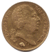 20 Francs LOUIS XVIII au buste nu (avers)