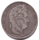 5 Francs LOUIS-PHILIPPE, Tête laurée (avers)