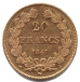 20 Francs LOUIS-PHILIPPE, Tête laurée (revers)