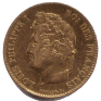 40 Francs LOUIS-PHILIPPE, Tête laurée (avers)