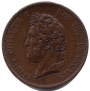 5 Cent. LOUIS-PHILIPPE (pour les Colonies) (avers)