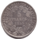 5 Francs CERES (revers)