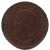 Deux Centimes NAPOLEON III, Tête nue (avers)