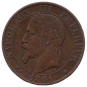 Cinq Centimes NAPOLEON III, Tête laurée (avers)