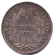 1 Franc NAPOLEON III, Tête nue (revers)