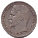 5 Francs LOUIS-NAPOLEON (avers)