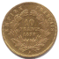 10 Francs NAPOLEON III, Tête nue (revers)