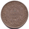 2 Francs CERES (revers)