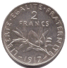 2 Francs SEMEUSE (revers)