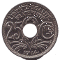 25 Centimes LINDAUER Cmes SOULIGNÉ (revers)
