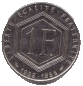 1 Franc DE GAULLE (revers)